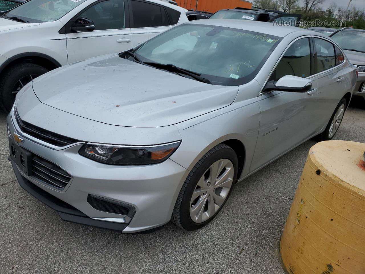 2018 Chevrolet Malibu Premier Silver vin: 1G1ZE5SX4JF287818