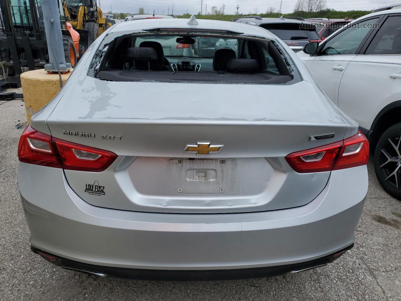 2018 Chevrolet Malibu Premier Silver vin: 1G1ZE5SX4JF287818