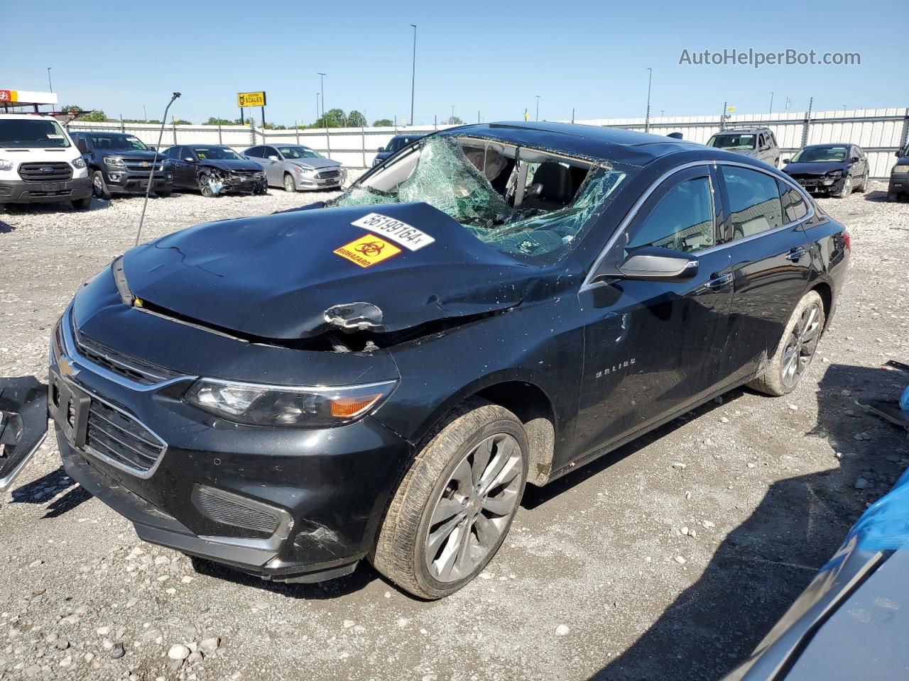 2018 Chevrolet Malibu Premier Black vin: 1G1ZE5SX7JF263495