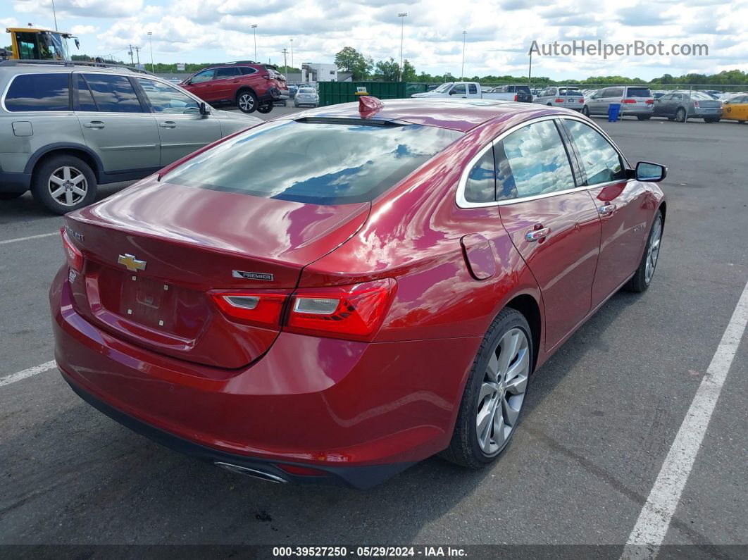 2018 Chevrolet Malibu Premier Красный vin: 1G1ZE5SX9JF118636