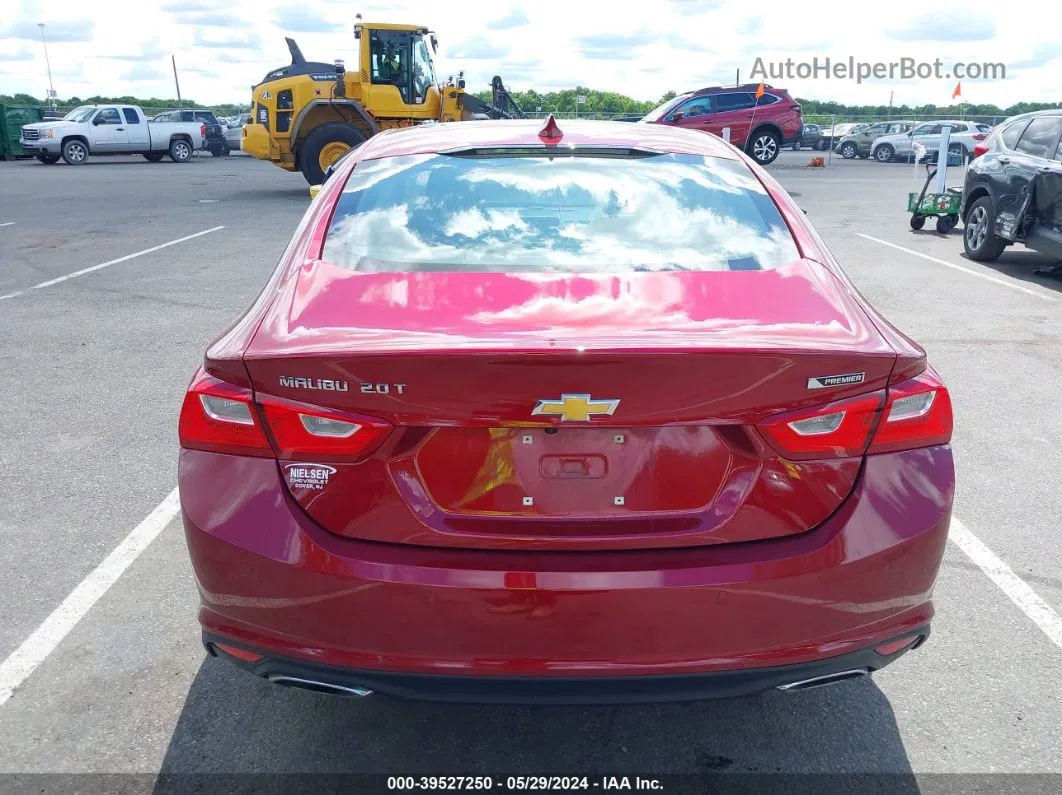 2018 Chevrolet Malibu Premier Red vin: 1G1ZE5SX9JF118636