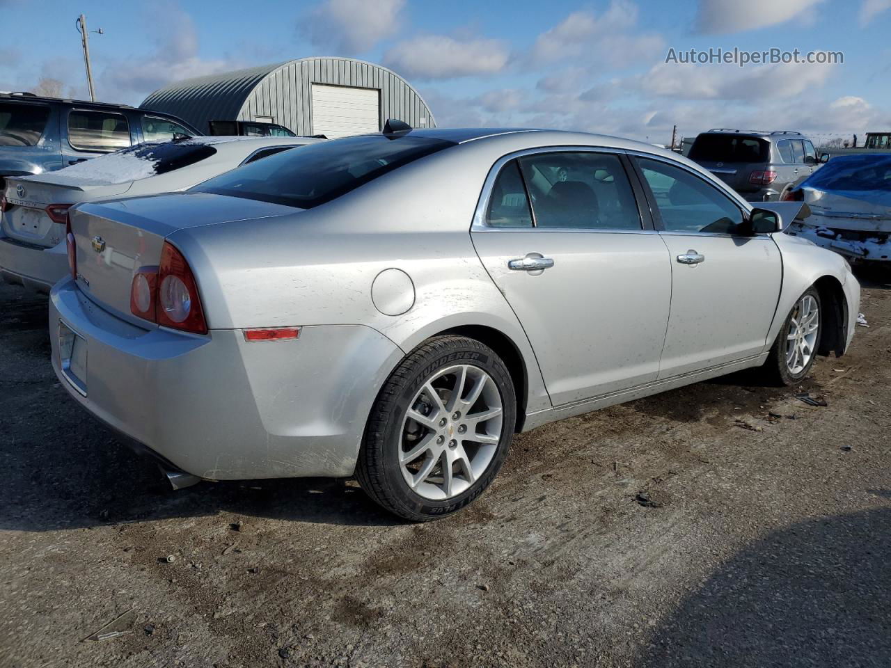 2012 Chevrolet Malibu Ltz Silver vin: 1G1ZG5E72CF116106