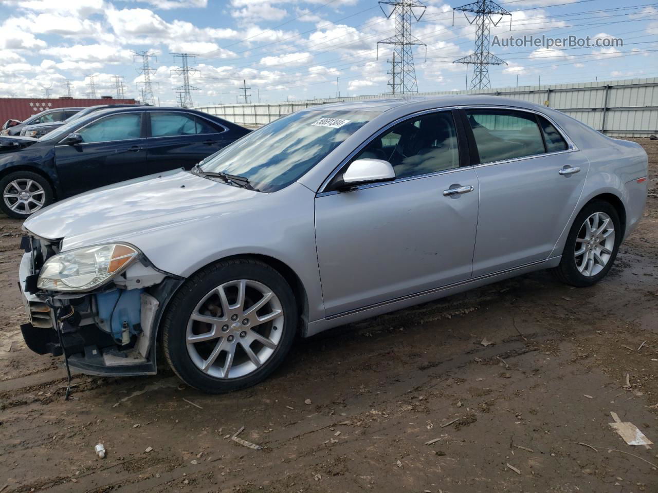 2012 Chevrolet Malibu Ltz Silver vin: 1G1ZG5E72CF369605