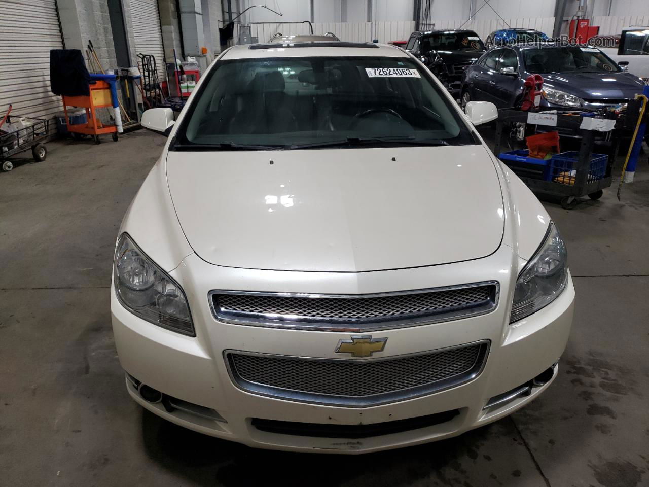 2012 Chevrolet Malibu Ltz White vin: 1G1ZG5E74CF372960