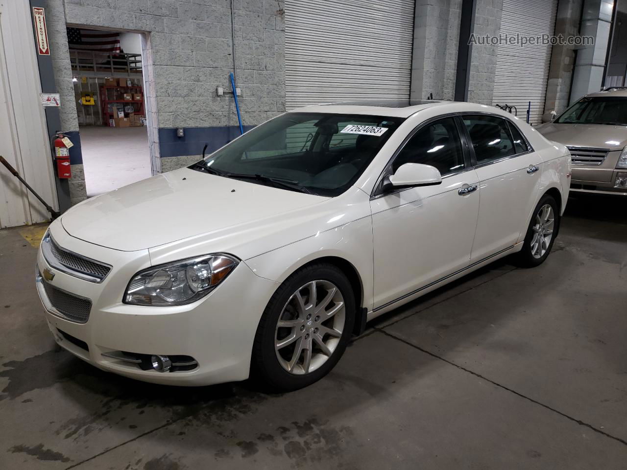 2012 Chevrolet Malibu Ltz White vin: 1G1ZG5E74CF372960