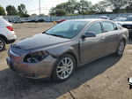 2012 Chevrolet Malibu Ltz Brown vin: 1G1ZG5E76CF291040