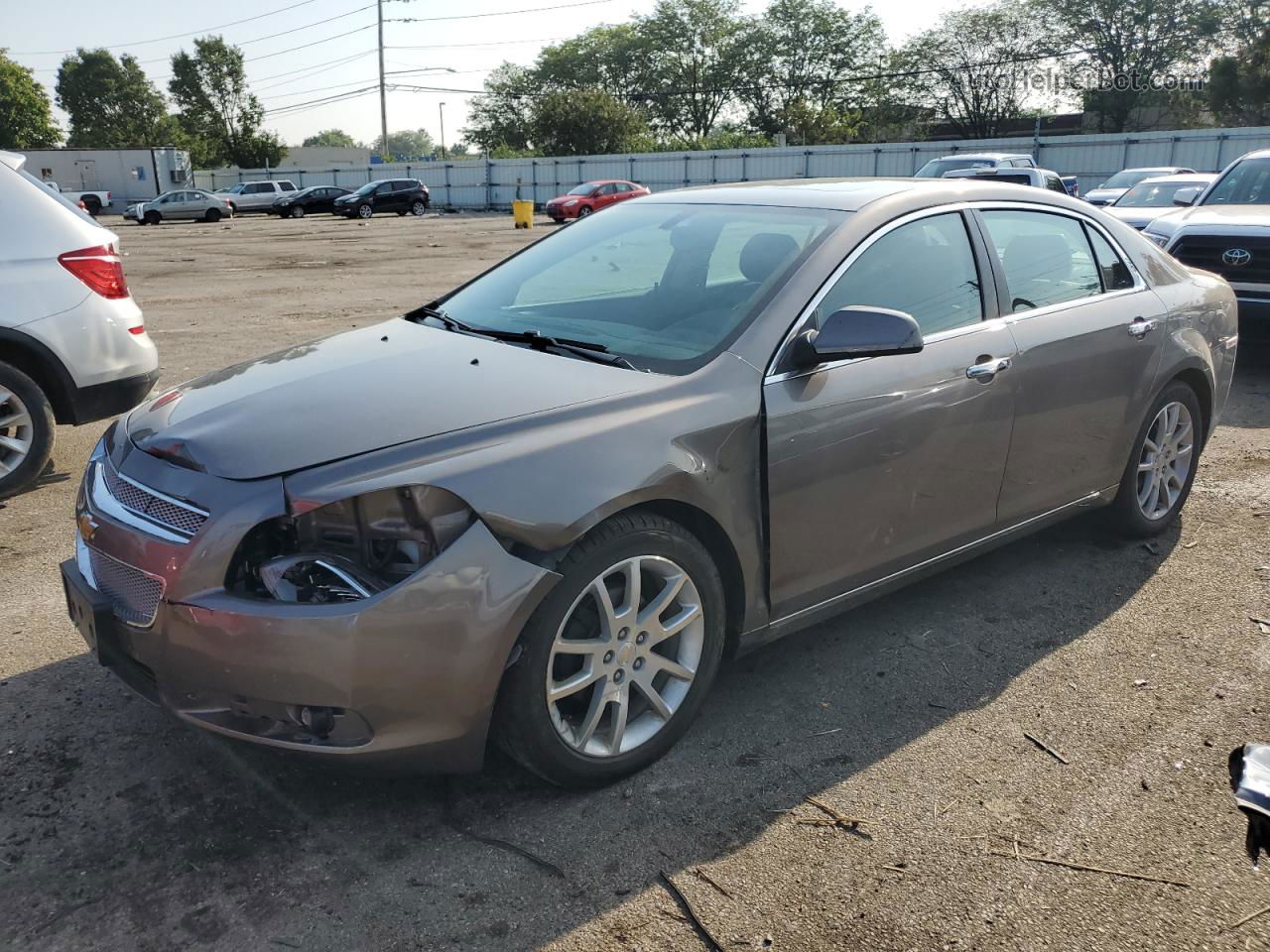 2012 Chevrolet Malibu Ltz Brown vin: 1G1ZG5E76CF291040