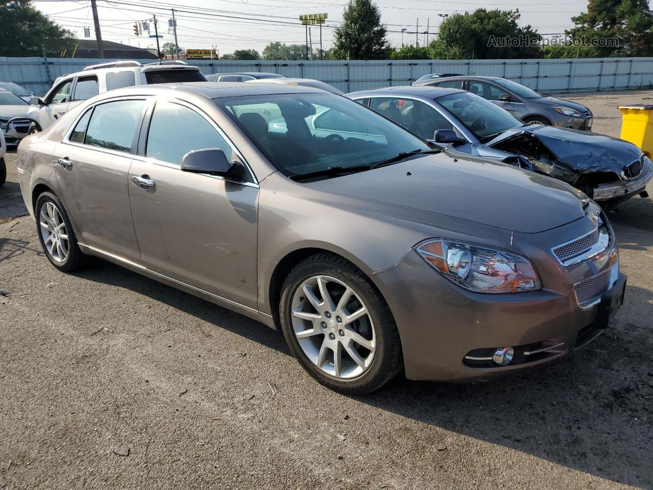 2012 Chevrolet Malibu Ltz Brown vin: 1G1ZG5E76CF291040