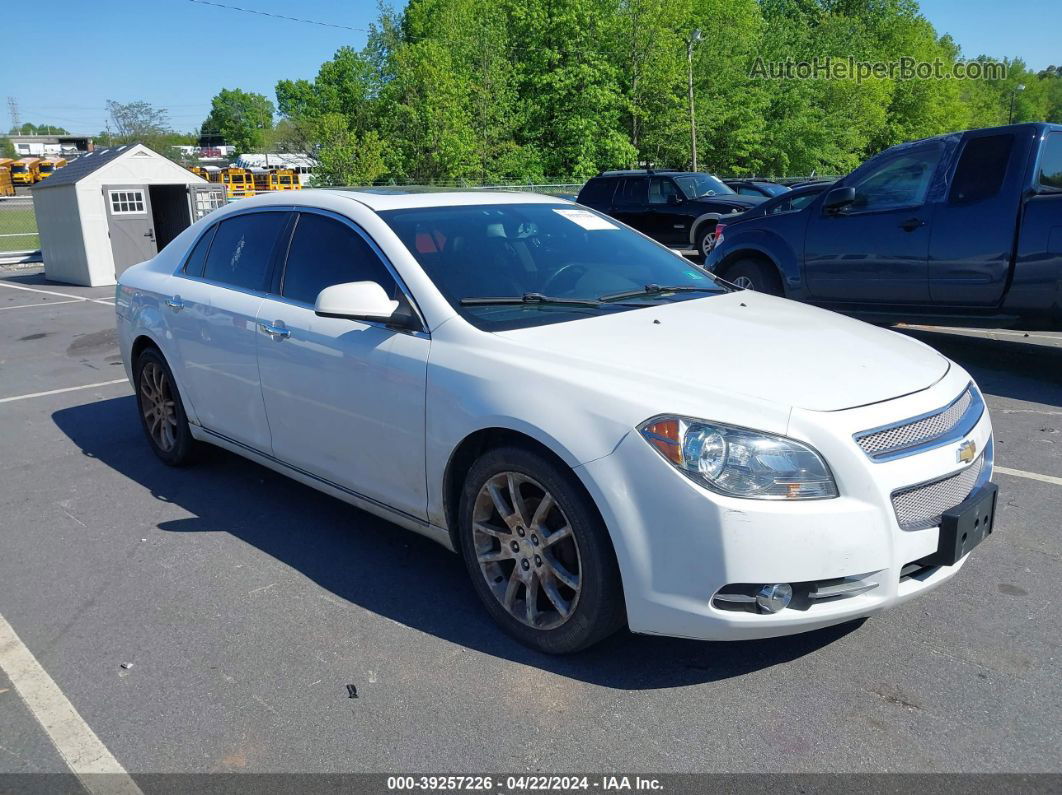 2012 Chevrolet Malibu 2lz White vin: 1G1ZG5E77CF364027