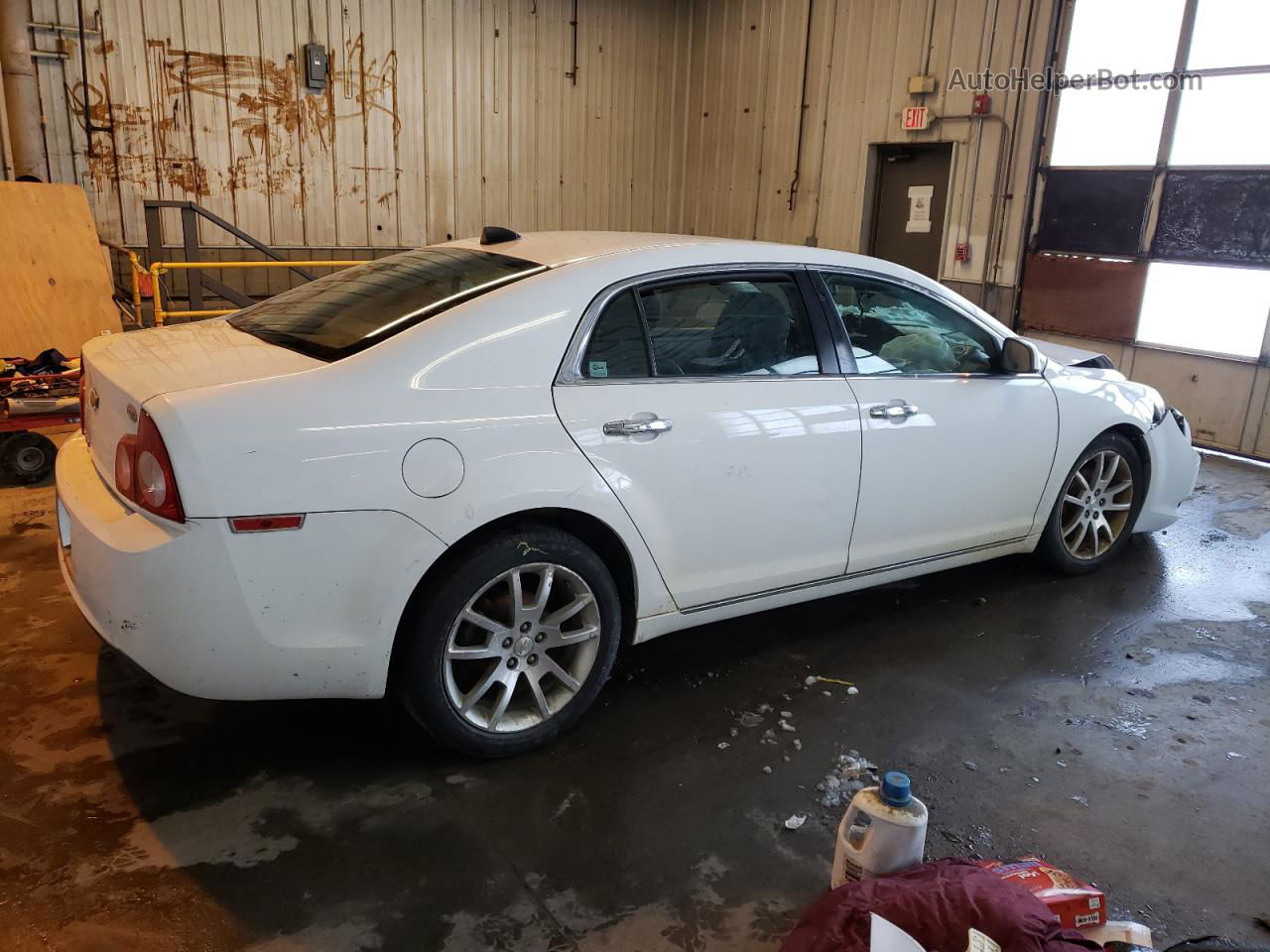 2012 Chevrolet Malibu Ltz White vin: 1G1ZG5E78CF373688