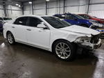 2012 Chevrolet Malibu Ltz White vin: 1G1ZG5E78CF376509