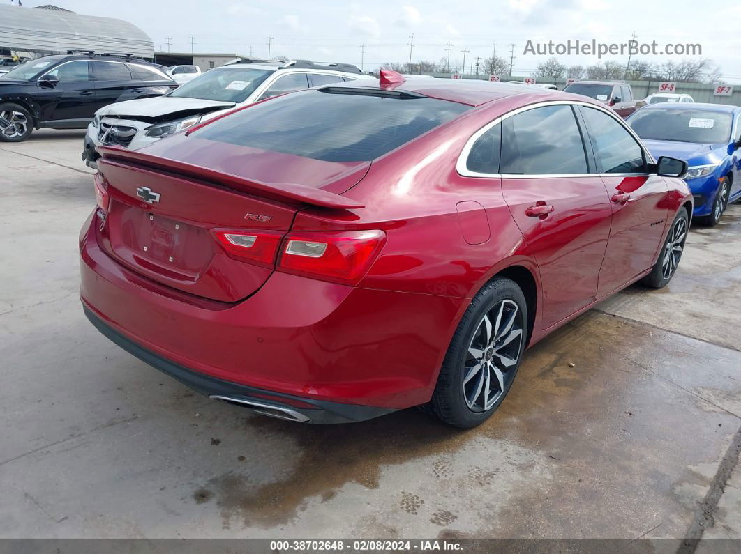 2021 Chevrolet Malibu Fwd Rs Red vin: 1G1ZG5ST0MF021093