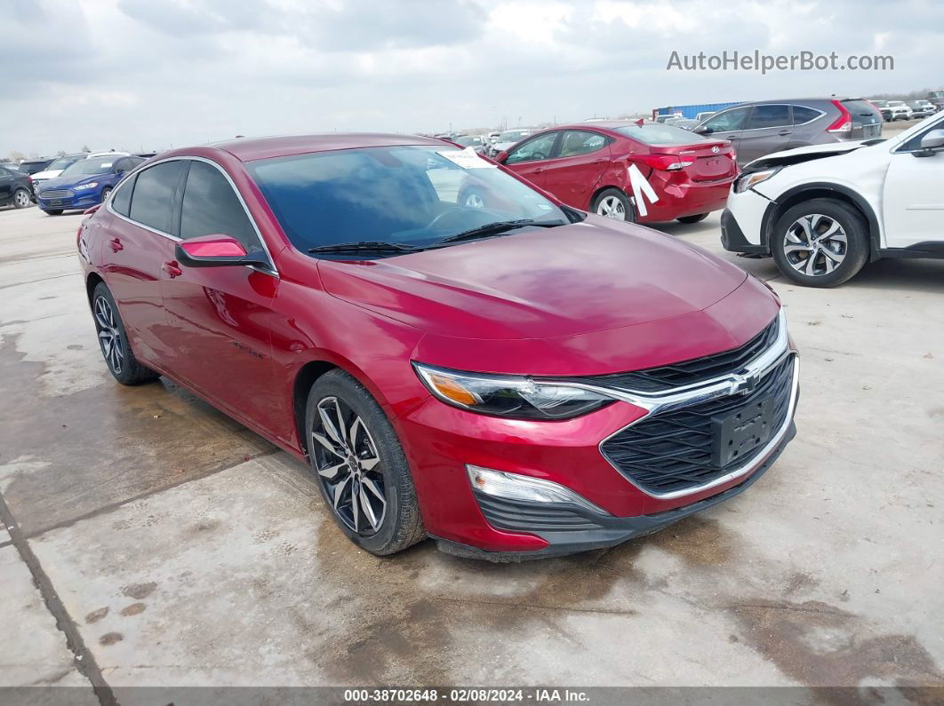 2021 Chevrolet Malibu Fwd Rs Красный vin: 1G1ZG5ST0MF021093