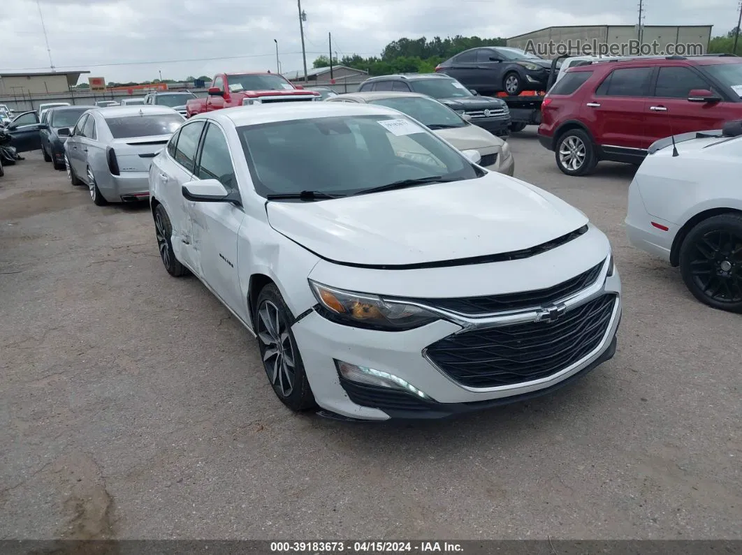 2021 Chevrolet Malibu Fwd Rs White vin: 1G1ZG5ST0MF041537