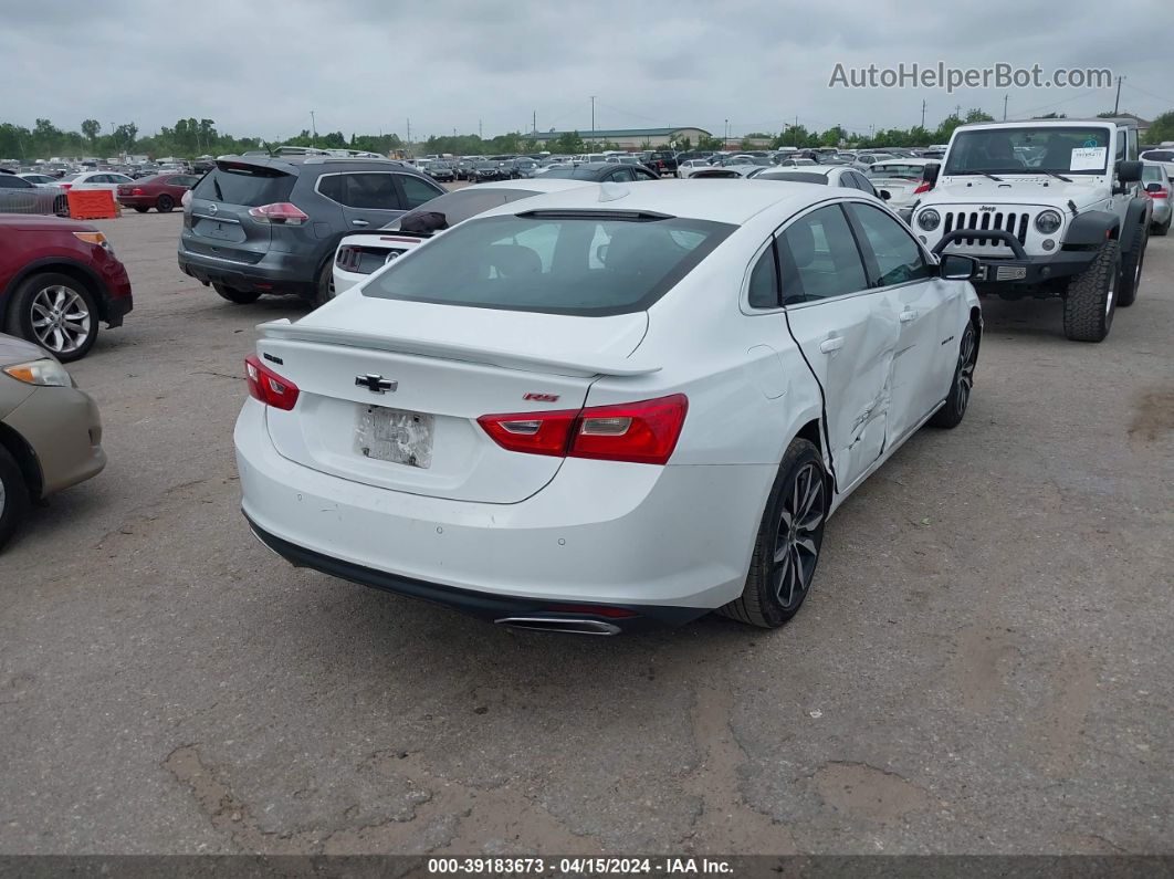 2021 Chevrolet Malibu Fwd Rs White vin: 1G1ZG5ST0MF041537