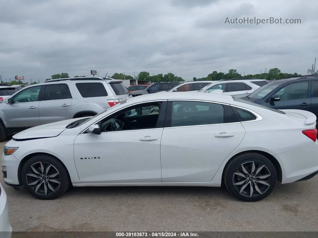 2021 Chevrolet Malibu Fwd Rs White vin: 1G1ZG5ST0MF041537