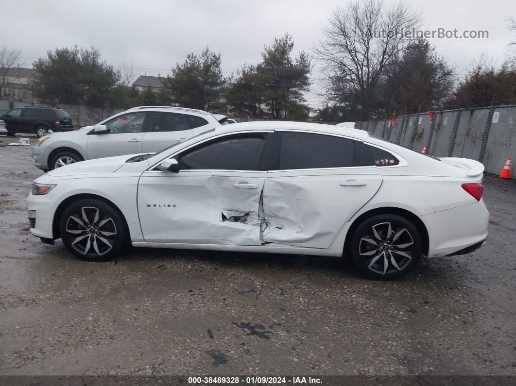 2021 Chevrolet Malibu Fwd Rs White vin: 1G1ZG5ST1MF028439