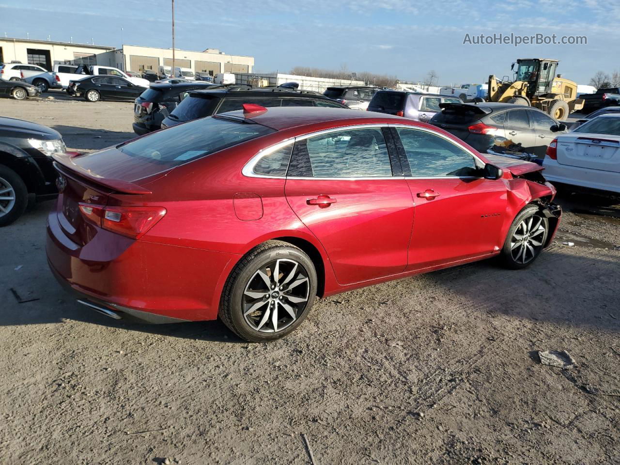 2021 Chevrolet Malibu Rs Red vin: 1G1ZG5ST2MF009981