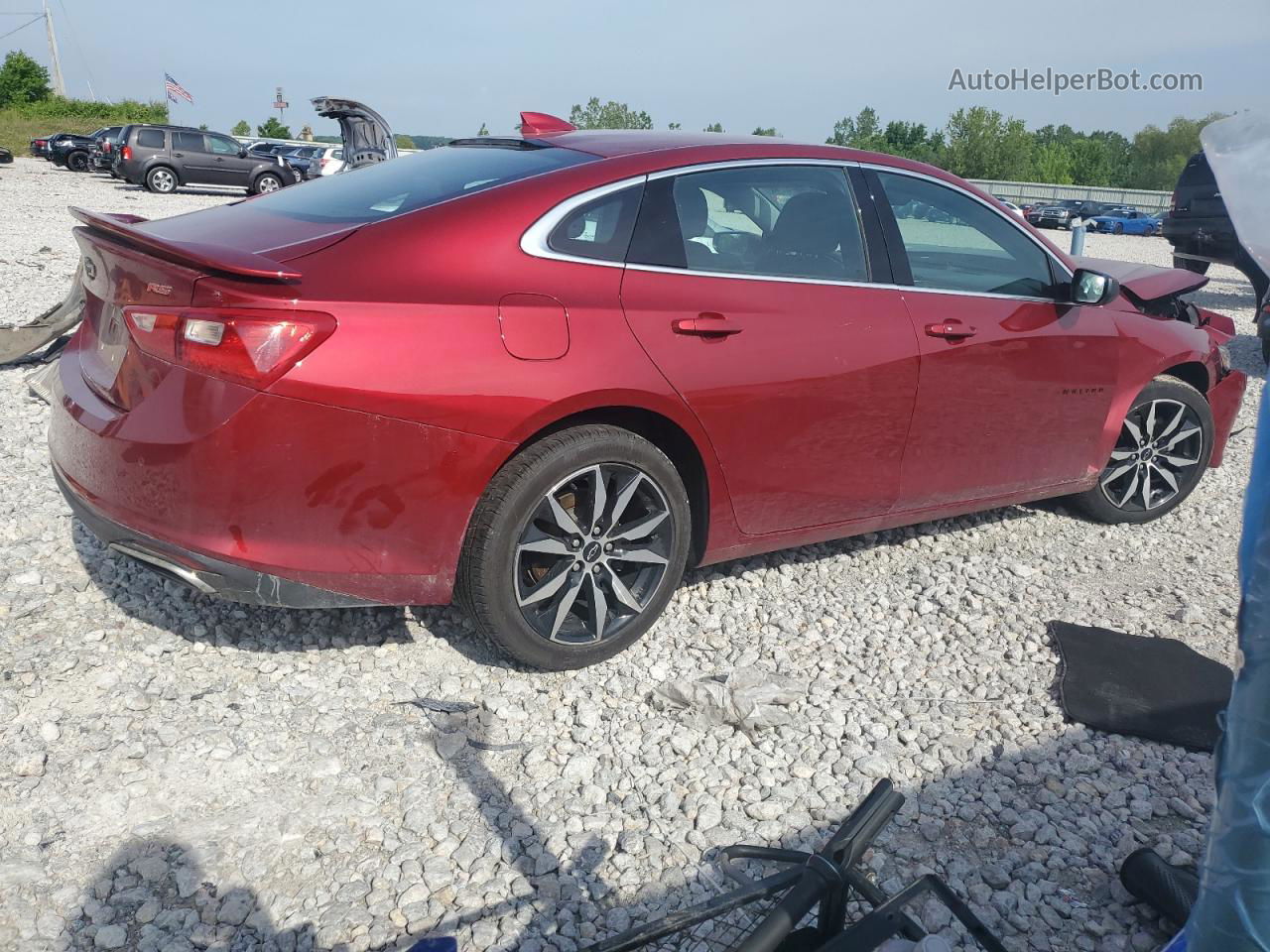 2021 Chevrolet Malibu Rs Red vin: 1G1ZG5ST2MF056184