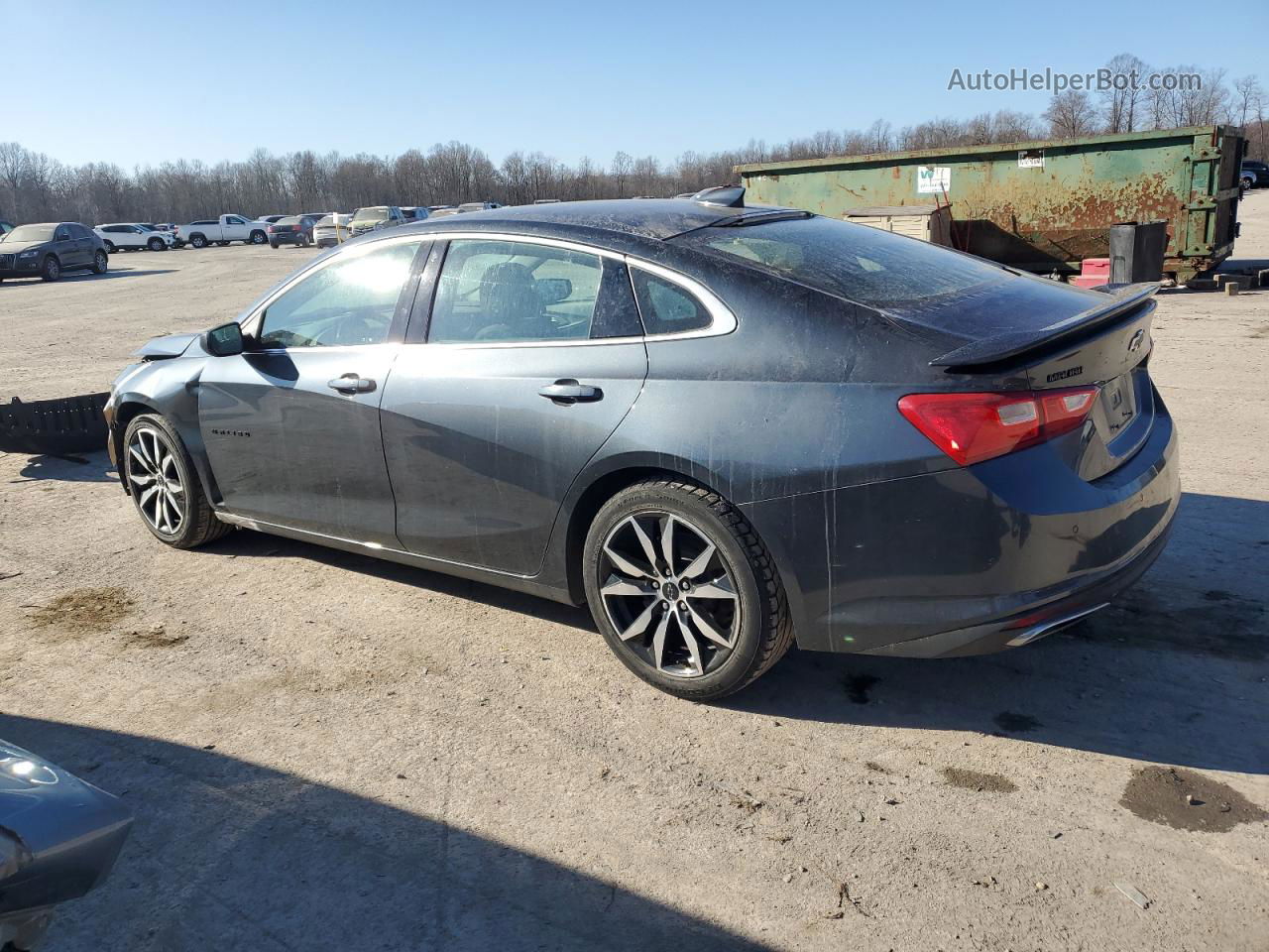 2021 Chevrolet Malibu Rs Gray vin: 1G1ZG5ST2MF060025