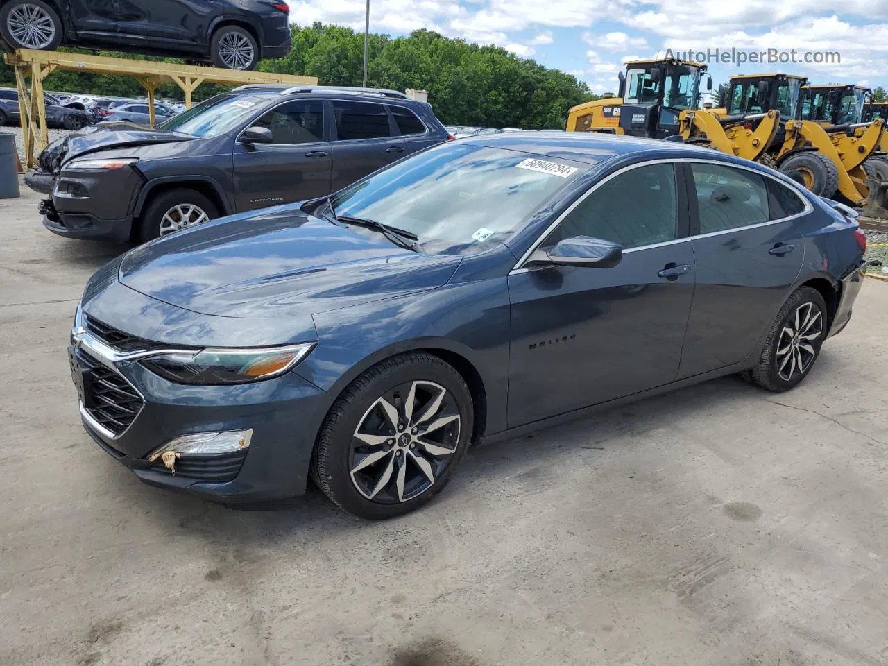 2021 Chevrolet Malibu Rs Угольный vin: 1G1ZG5ST2MF077200