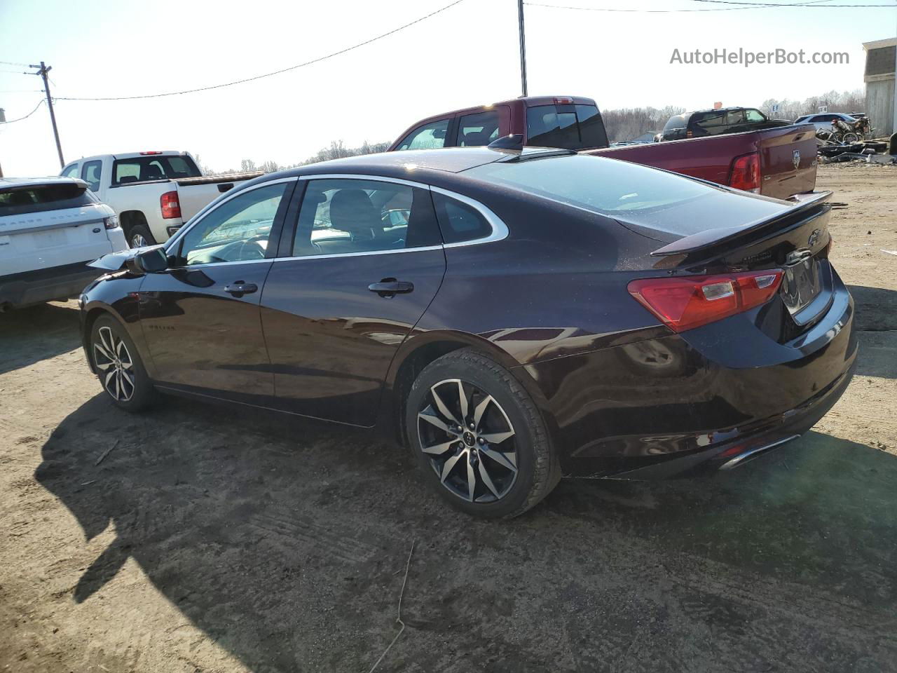 2021 Chevrolet Malibu Rs Burgundy vin: 1G1ZG5ST3MF020018