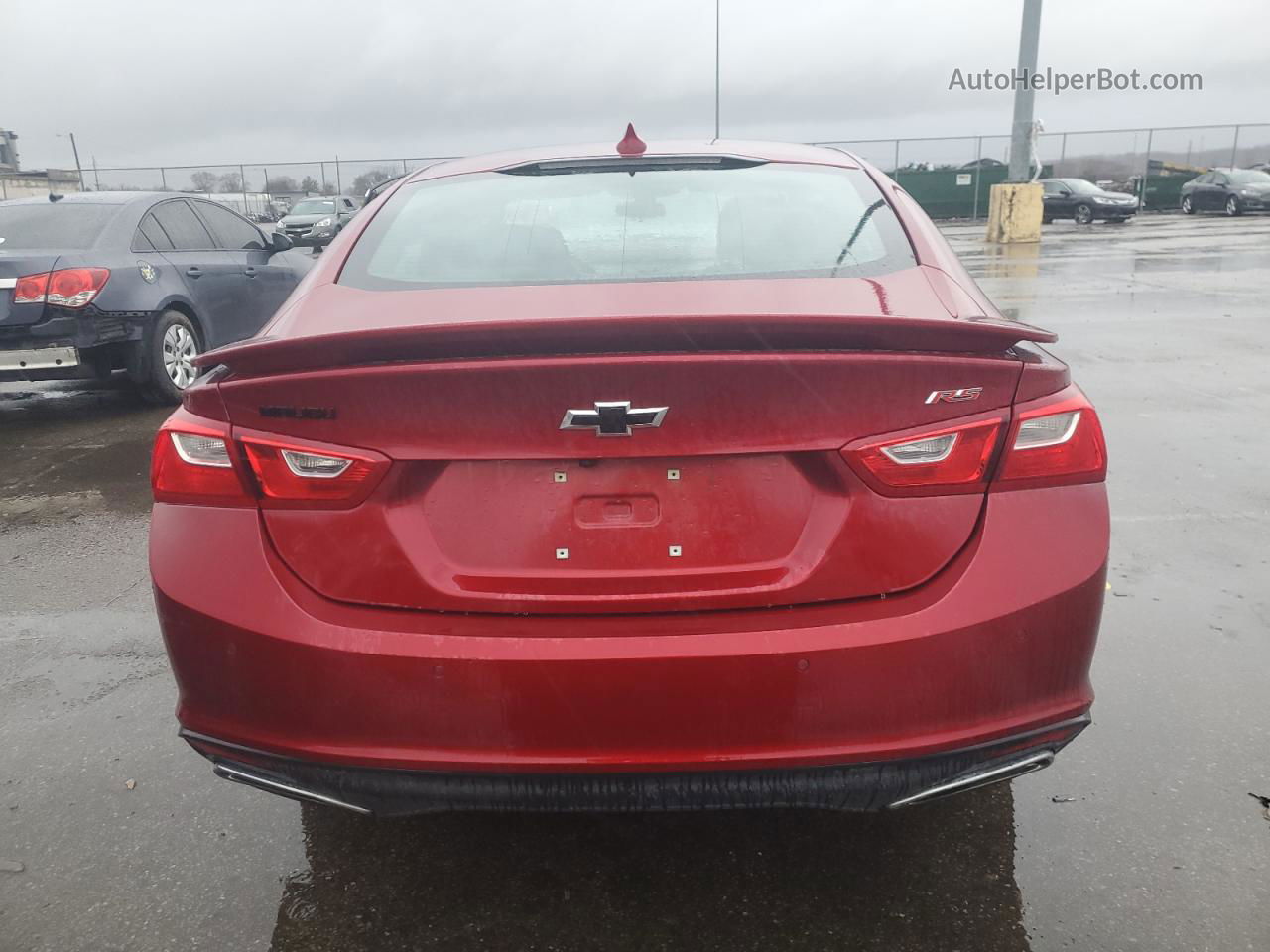 2021 Chevrolet Malibu Rs Red vin: 1G1ZG5ST3MF047431