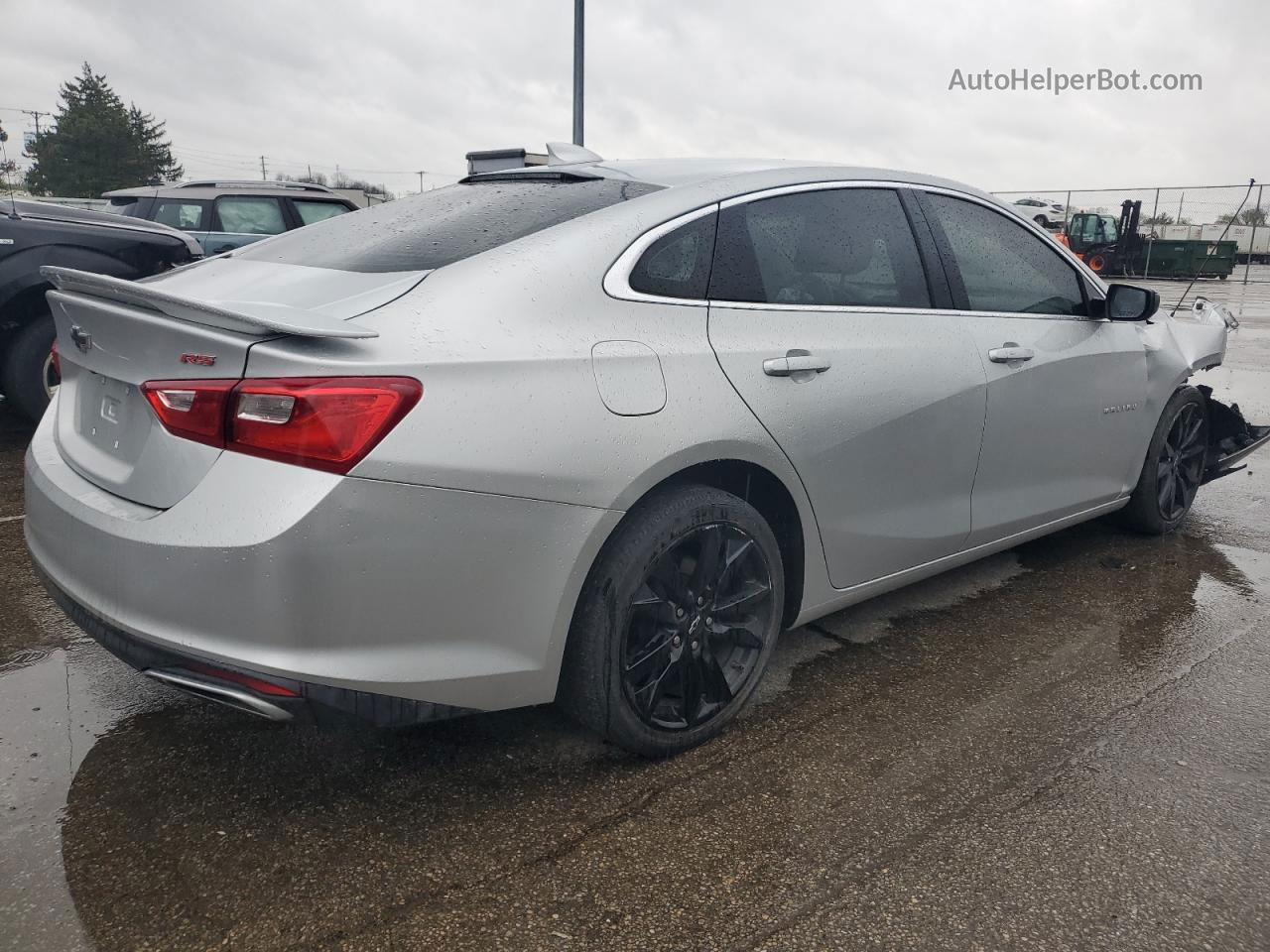 2021 Chevrolet Malibu Rs Silver vin: 1G1ZG5ST4MF051925