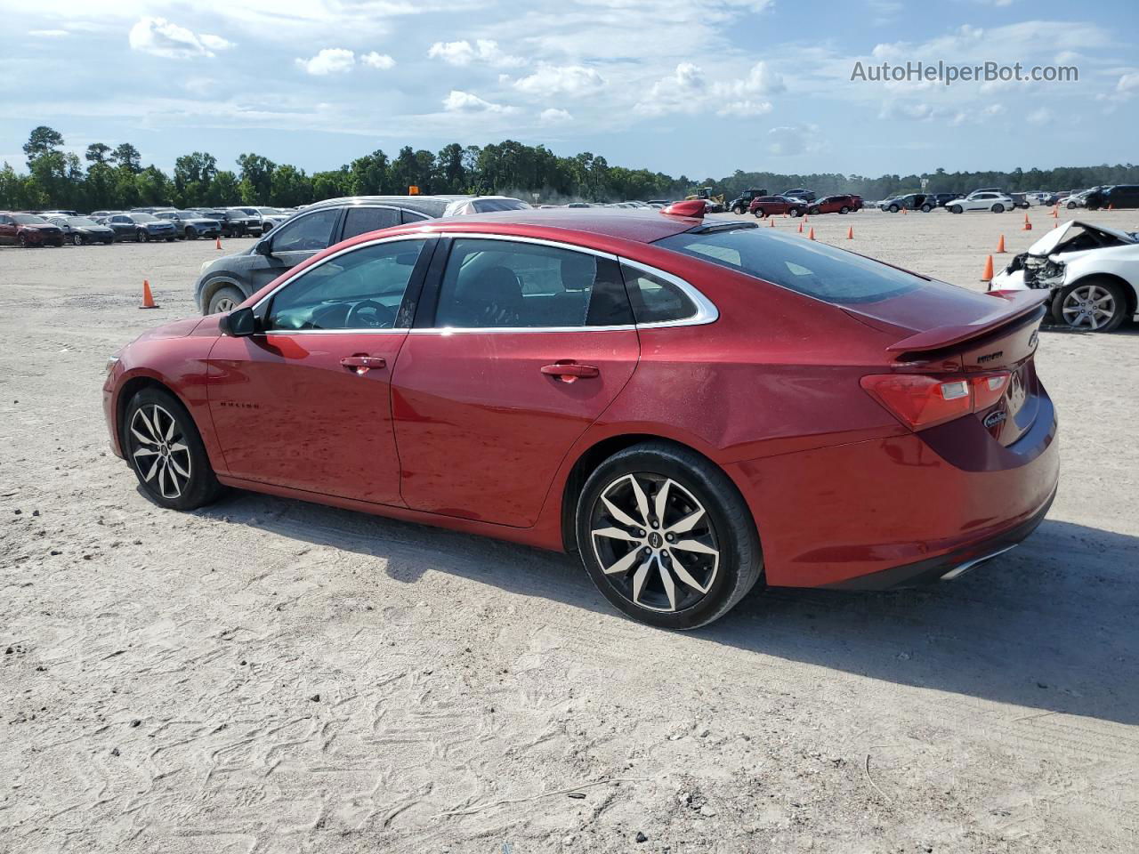 2021 Chevrolet Malibu Rs Red vin: 1G1ZG5ST4MF077098