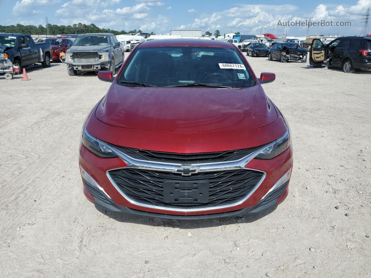 2021 Chevrolet Malibu Rs Red vin: 1G1ZG5ST4MF077098