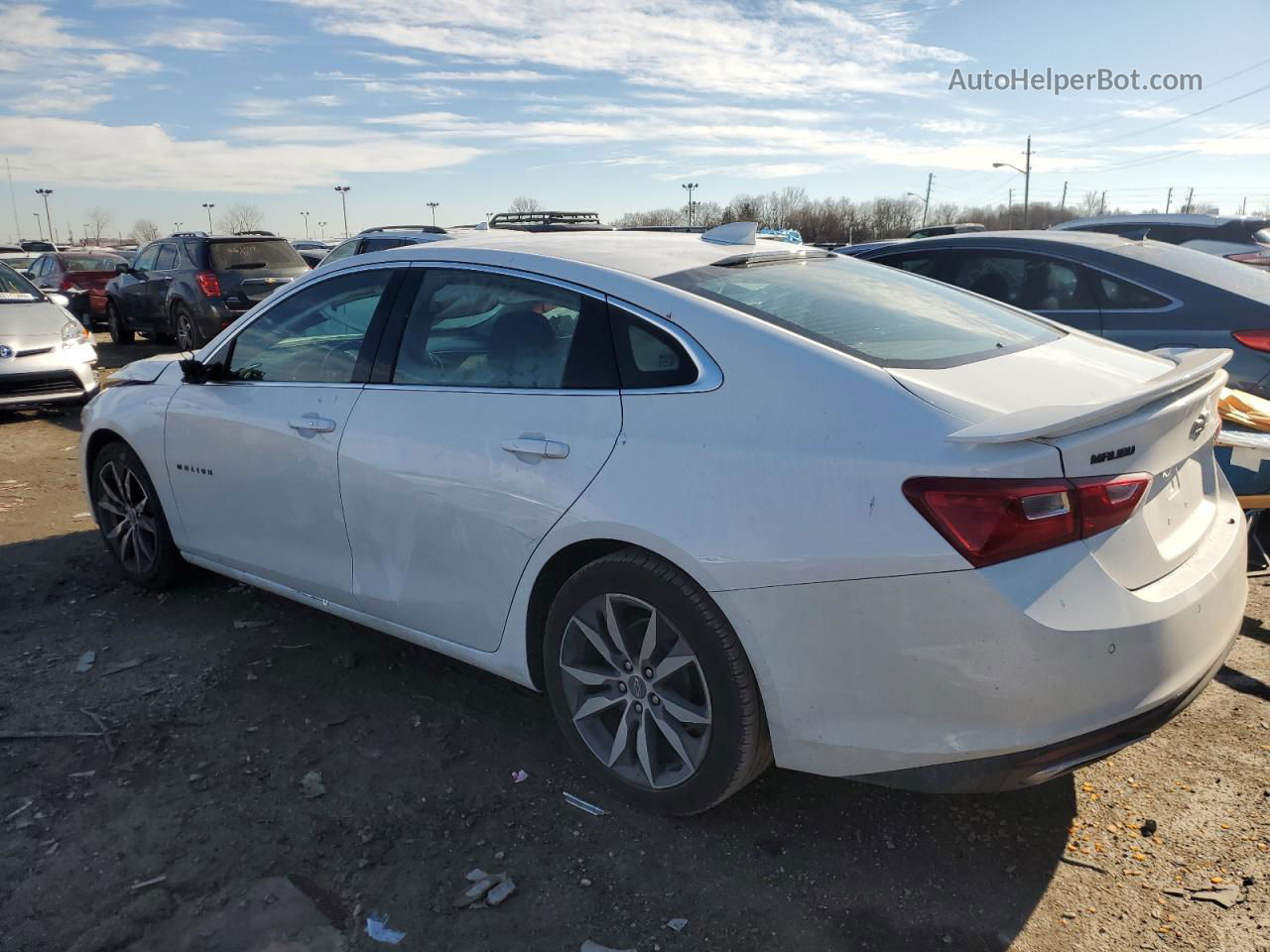 2021 Chevrolet Malibu Rs Белый vin: 1G1ZG5ST5MF011031