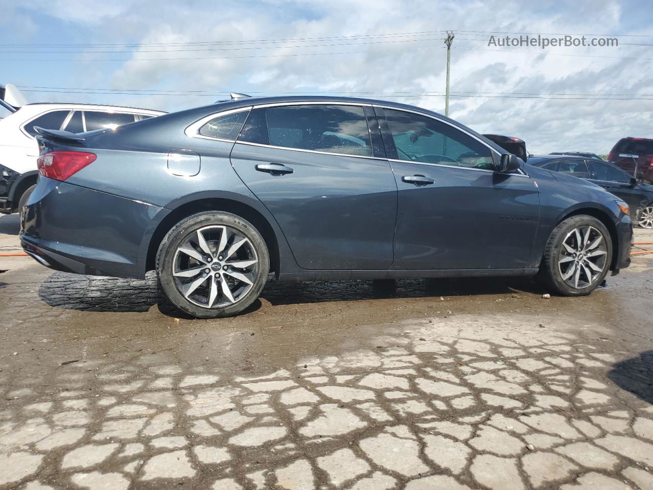 2021 Chevrolet Malibu Rs Gray vin: 1G1ZG5ST5MF020456