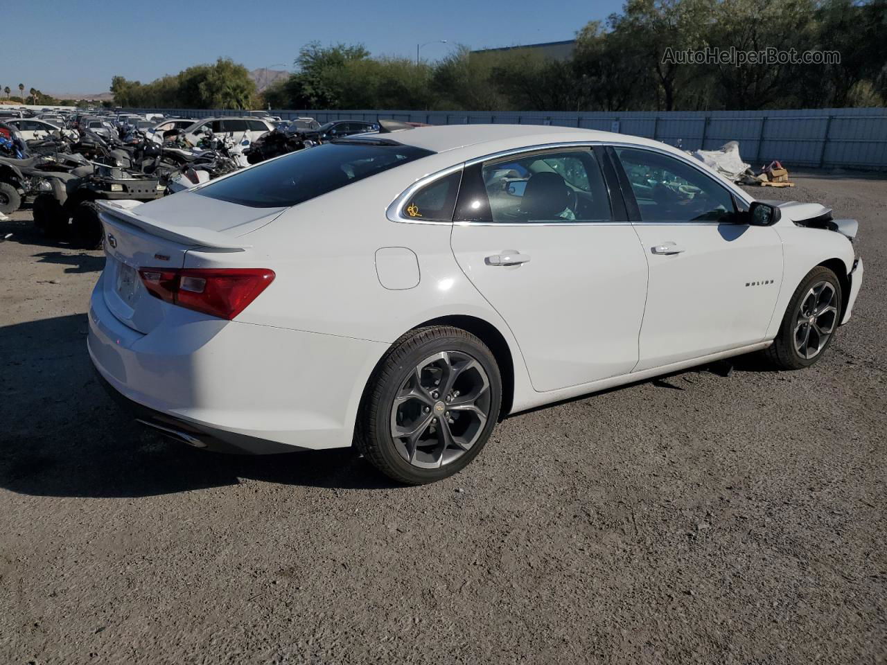 2019 Chevrolet Malibu Rs Белый vin: 1G1ZG5ST6KF221585