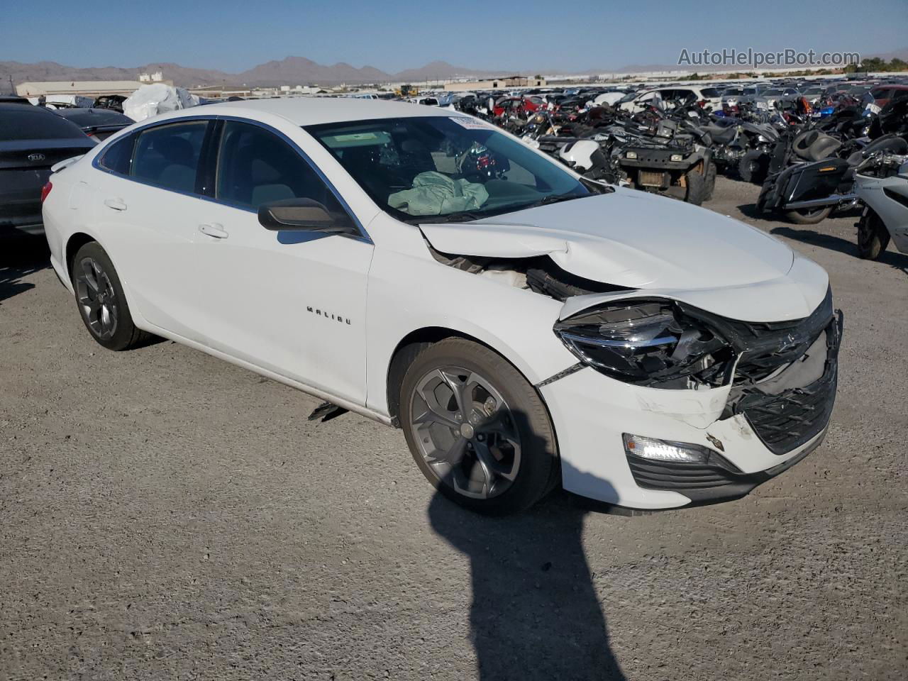 2019 Chevrolet Malibu Rs Белый vin: 1G1ZG5ST6KF221585