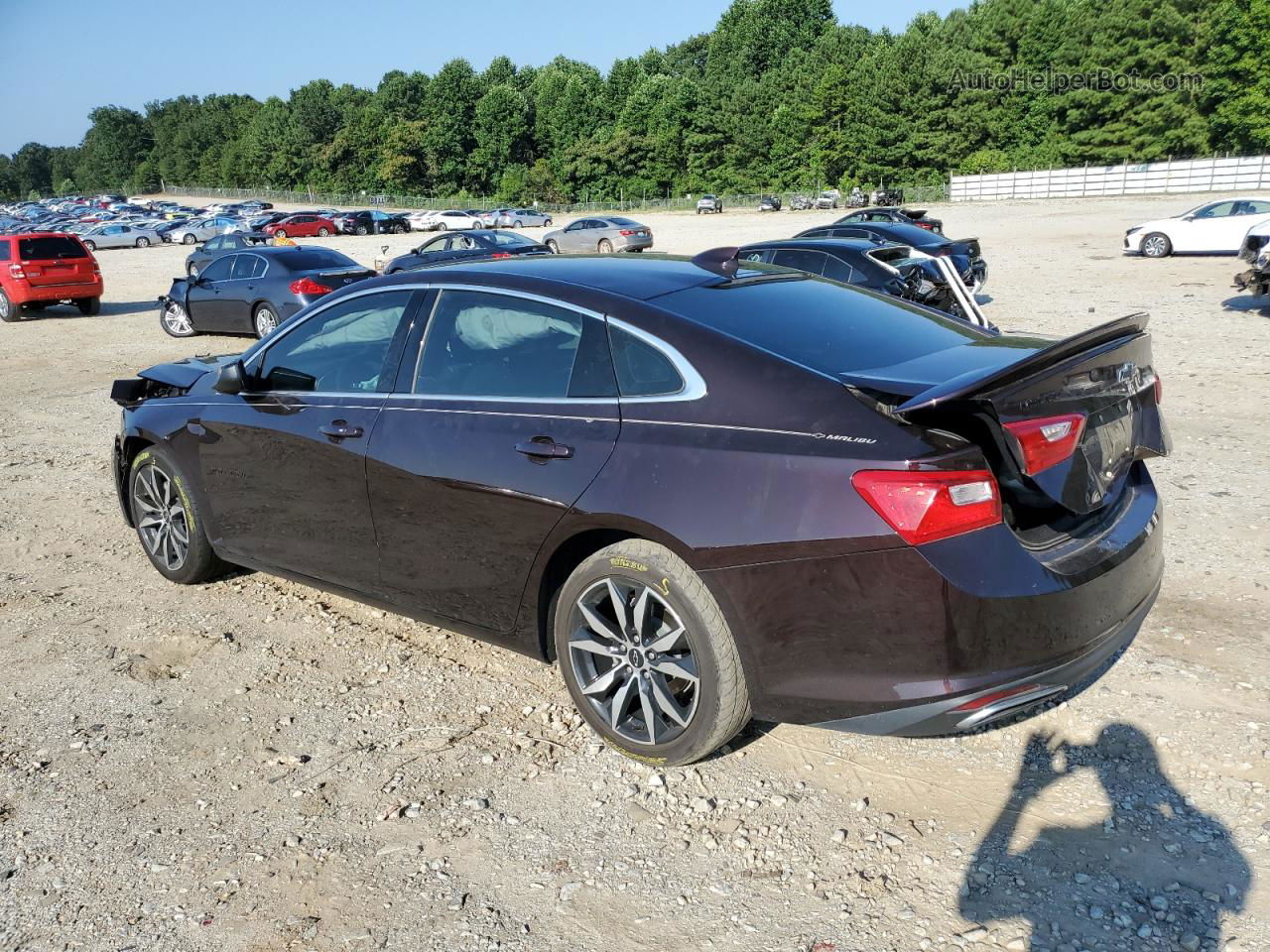 2021 Chevrolet Malibu Rs Purple vin: 1G1ZG5ST7MF007854