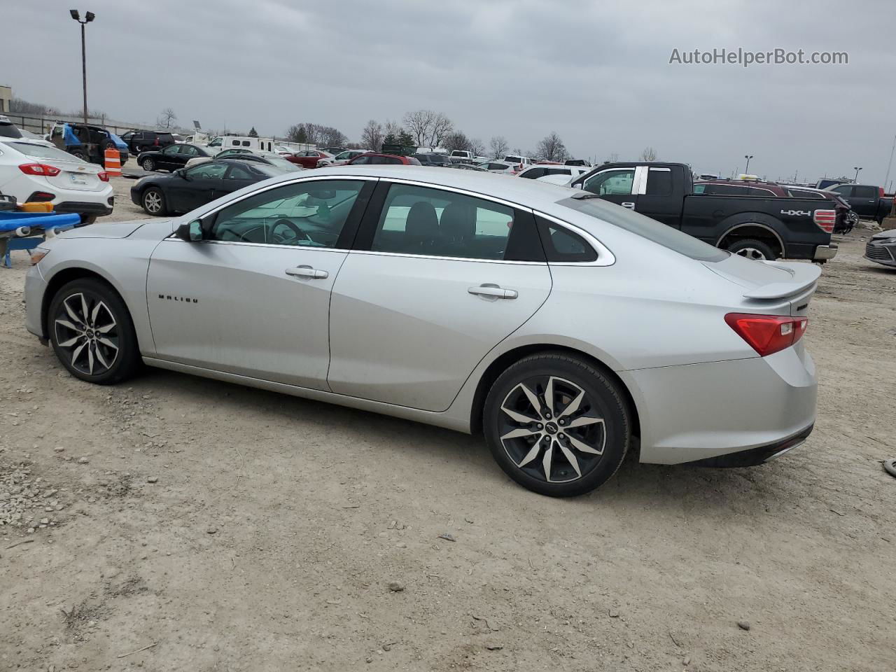 2021 Chevrolet Malibu Rs Silver vin: 1G1ZG5ST7MF013587