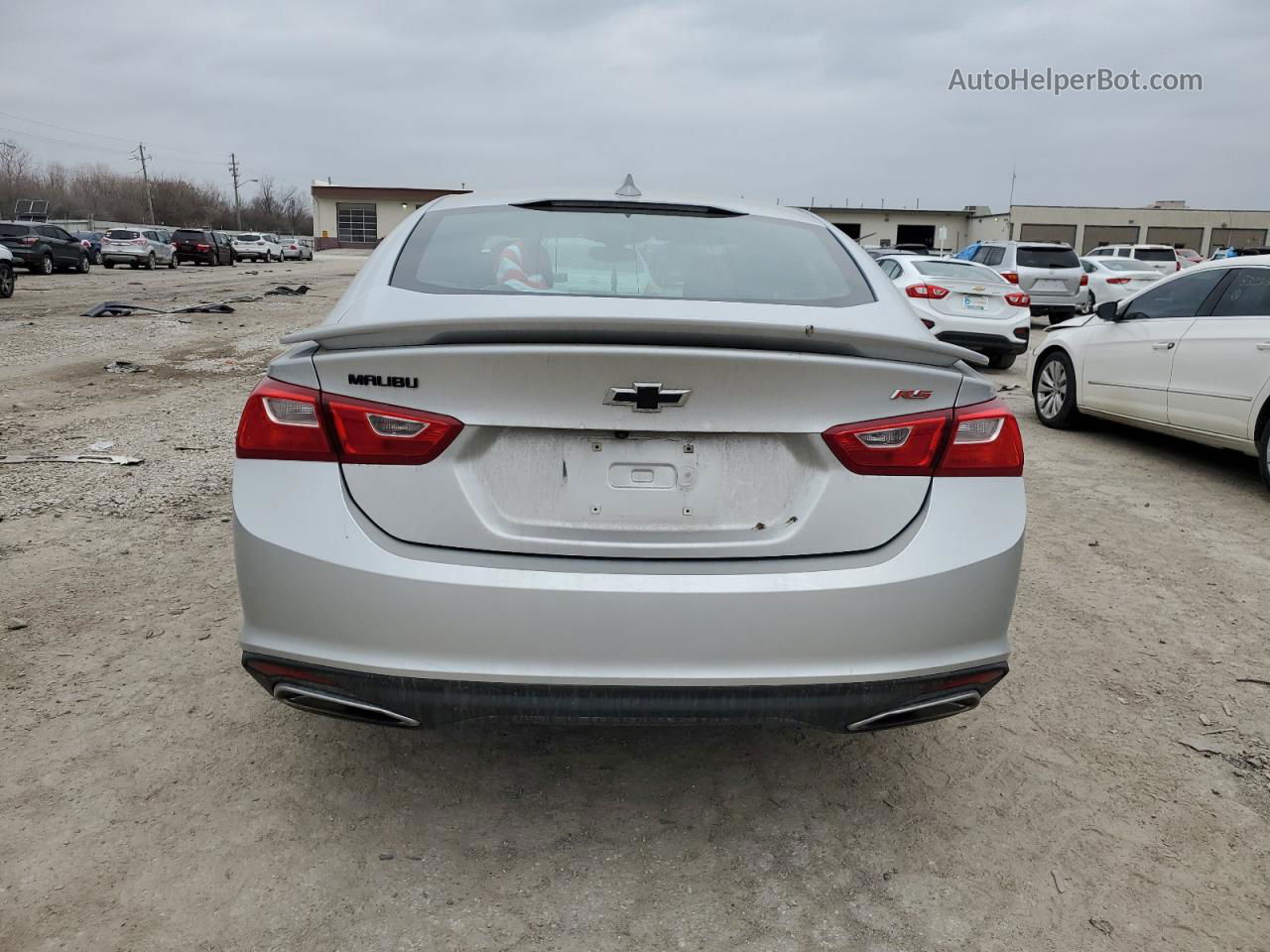 2021 Chevrolet Malibu Rs Silver vin: 1G1ZG5ST7MF013587