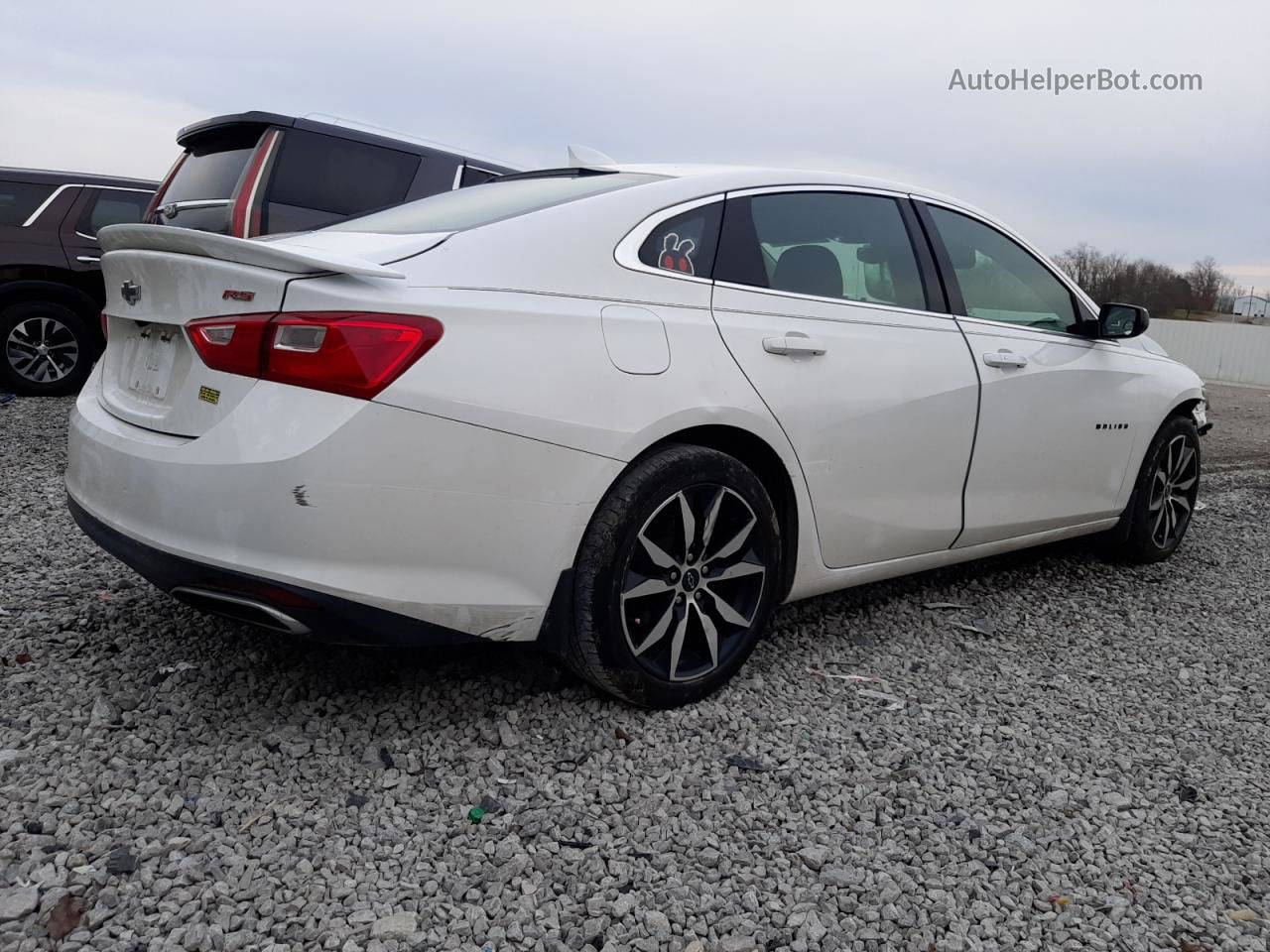 2021 Chevrolet Malibu Rs White vin: 1G1ZG5ST7MF034357