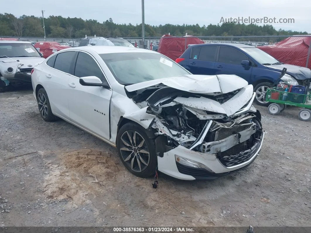 2021 Chevrolet Malibu Fwd Rs White vin: 1G1ZG5ST7MF040174