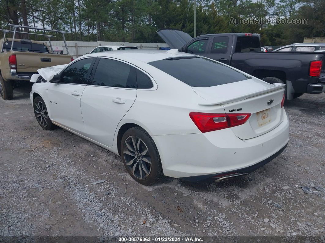 2021 Chevrolet Malibu Fwd Rs White vin: 1G1ZG5ST7MF040174