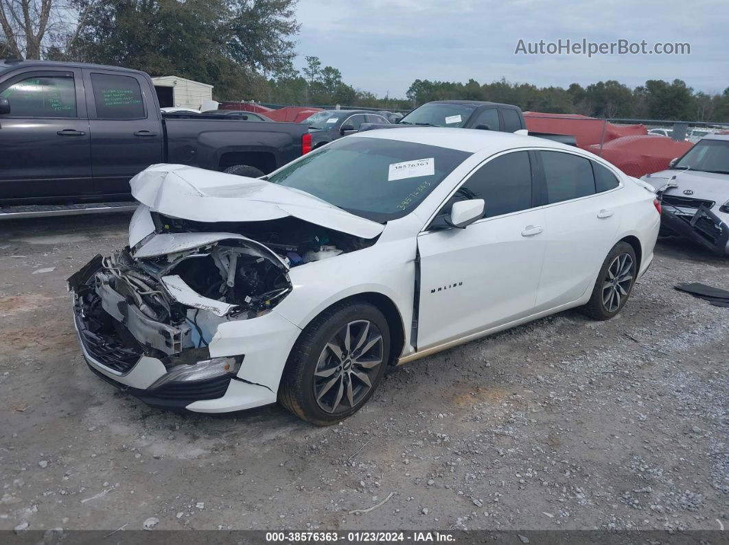 2021 Chevrolet Malibu Fwd Rs White vin: 1G1ZG5ST7MF040174