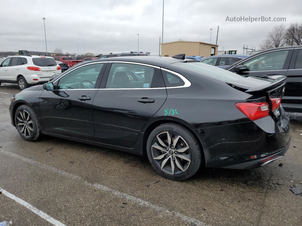 2021 Chevrolet Malibu Rs Black vin: 1G1ZG5ST8MF056318