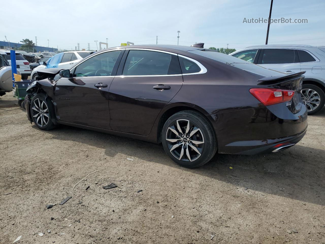 2021 Chevrolet Malibu Rs Brown vin: 1G1ZG5ST8MF063124