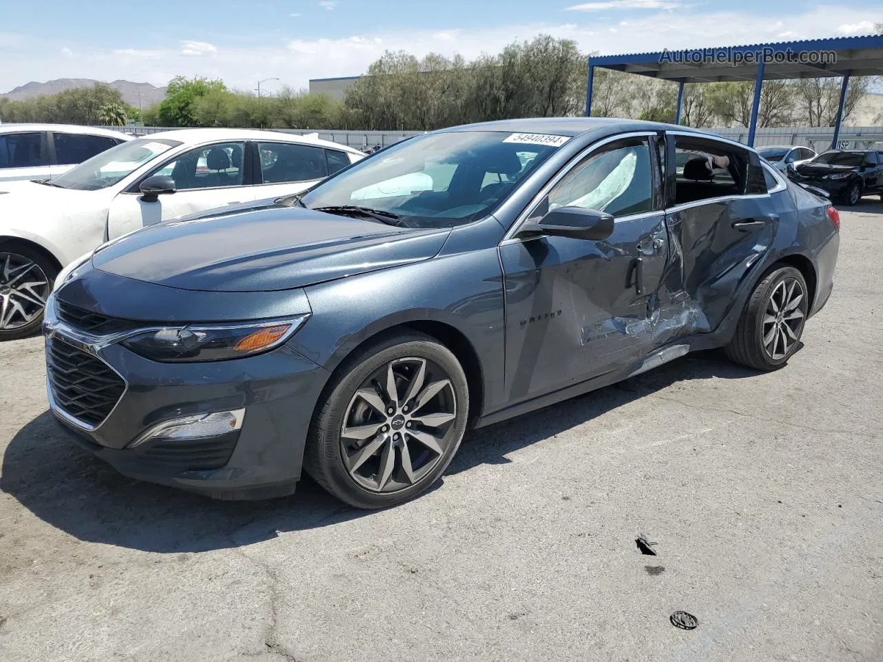 2021 Chevrolet Malibu Rs Blue vin: 1G1ZG5ST8MF064659