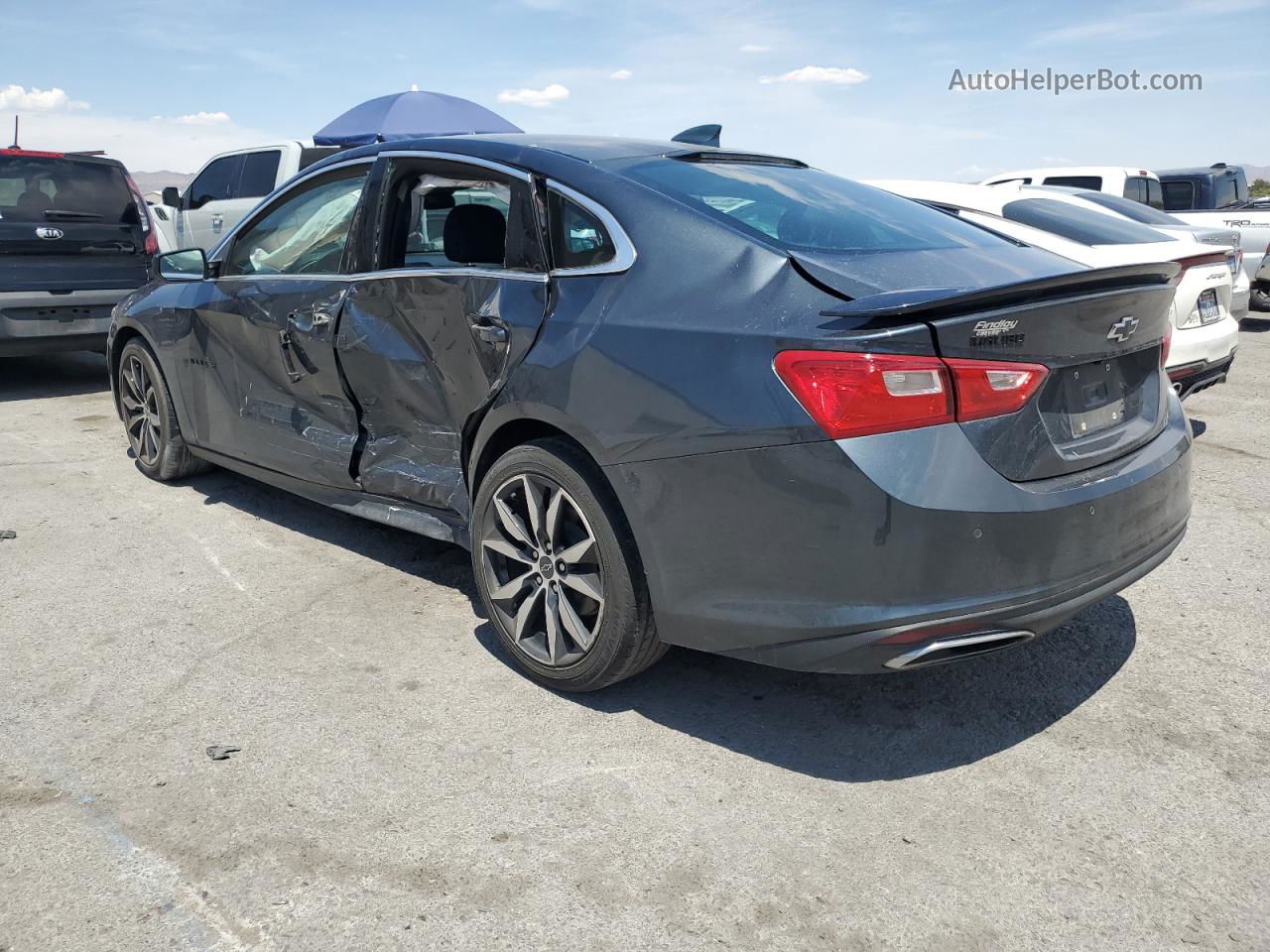 2021 Chevrolet Malibu Rs Blue vin: 1G1ZG5ST8MF064659