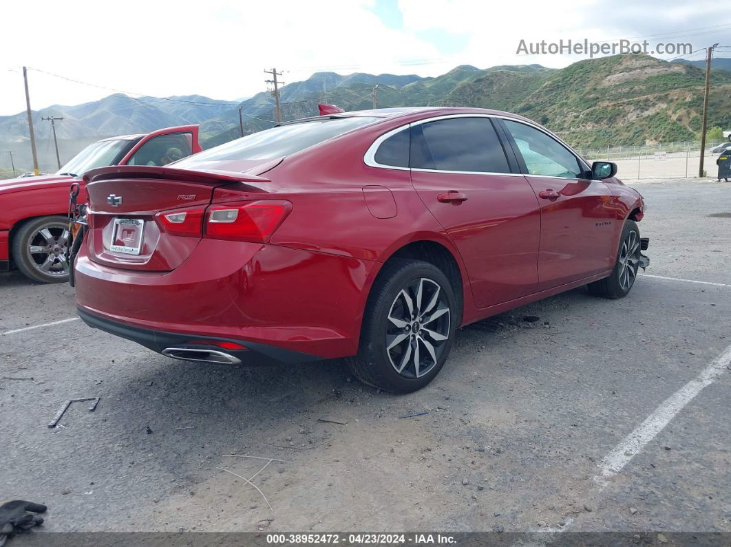 2021 Chevrolet Malibu Fwd Rs Red vin: 1G1ZG5ST9MF041553