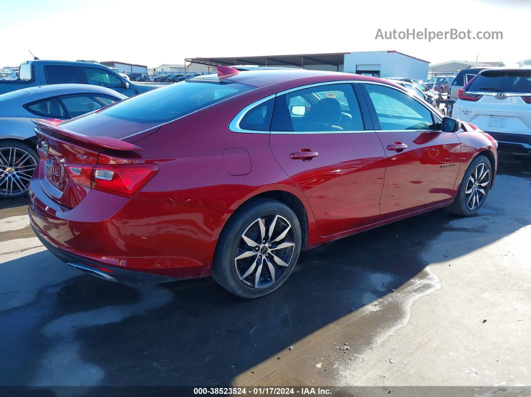 2021 Chevrolet Malibu Fwd Rs Red vin: 1G1ZG5STXMF039309