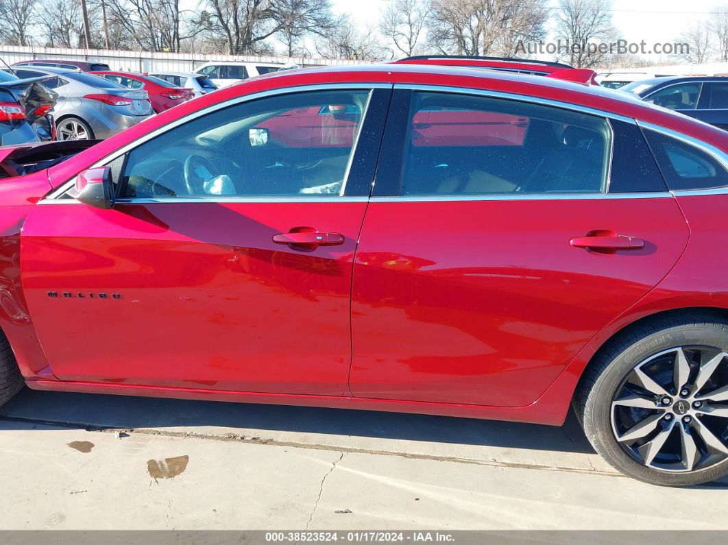 2021 Chevrolet Malibu Fwd Rs Red vin: 1G1ZG5STXMF039309