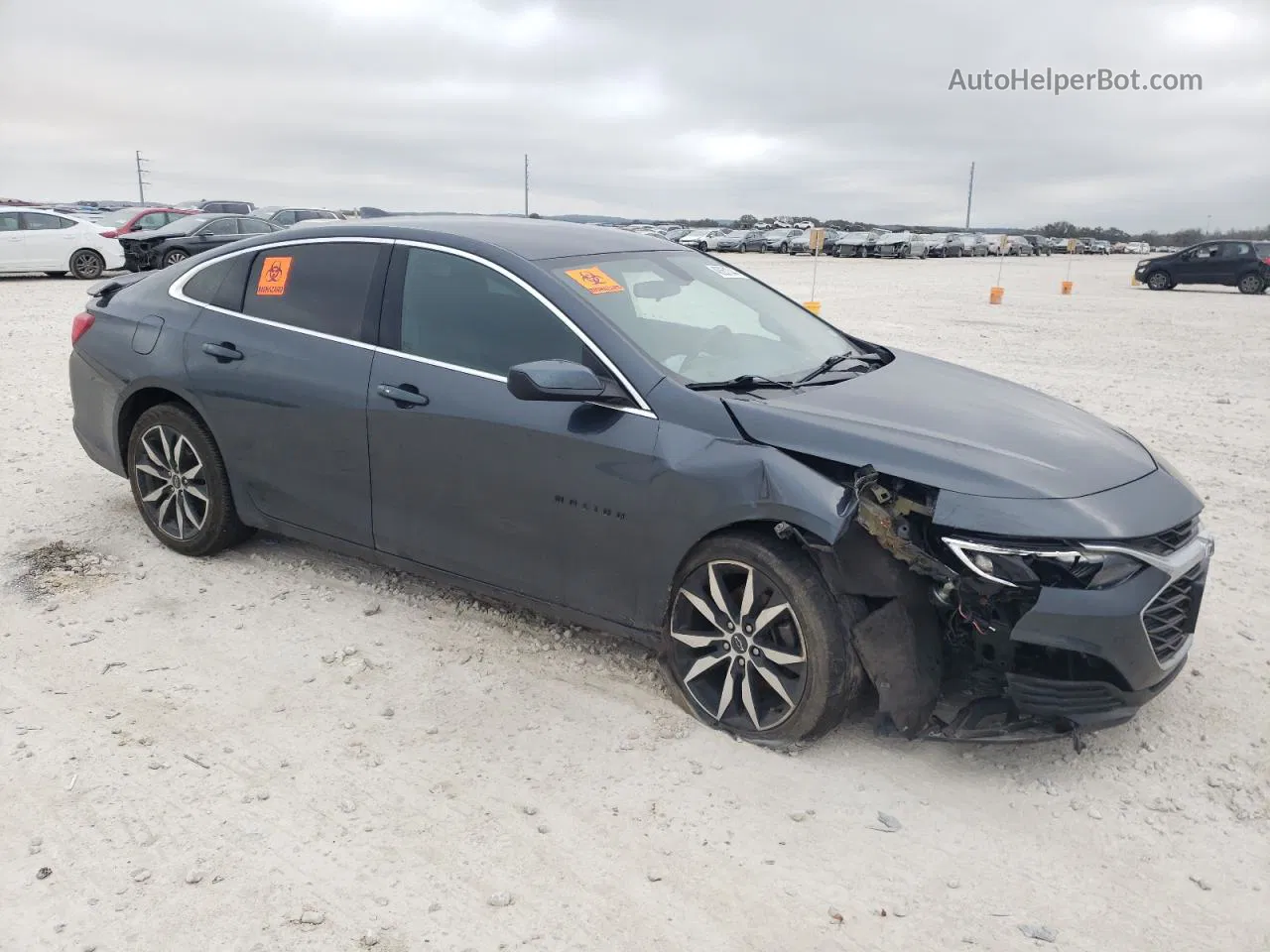 2021 Chevrolet Malibu Rs Серый vin: 1G1ZG5STXMF063903