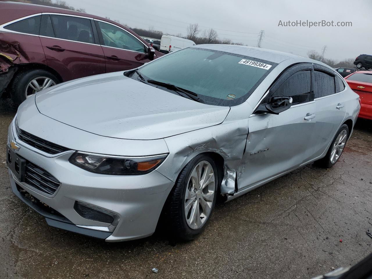 2017 Chevrolet Malibu Premier Silver vin: 1G1ZH5SX1HF183210